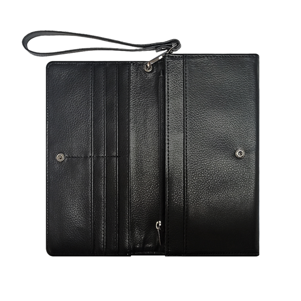 Sublimation Wallet Heat Transfer Wallet Single Side Leather Wallets, Men Wallet with Money Clip And ID, Slim Wallets Bifold Side Flip for Lady