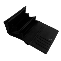 Sublimation Wallet Heat Transfer Wallet Single Side Leather Wallets, Men Wallet with Money Clip And ID, Slim Wallets Bifold Side Flip for Lady