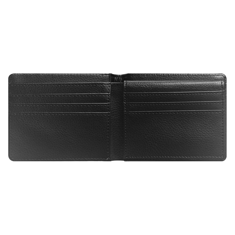 Sublimation Wallet Heat Transfer Wallet Single Side Leather Wallets, Men Wallet with Money Clip And ID, Slim Wallets Bifold Side Flip for Men