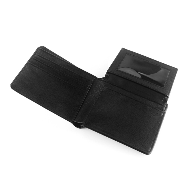Sublimation Wallet Heat Transfer Wallet Single Side Leather Wallets, Men Wallet with Money Clip And ID, Slim Wallets Bifold Side Flip for Men