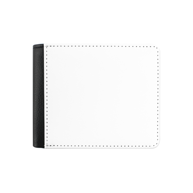 Sublimation Wallet Heat Transfer Wallet Single Side Leather Wallets, Men Wallet with Money Clip And ID, Slim Wallets Bifold Side Flip for Men