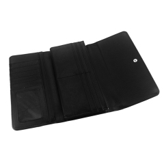 Sublimation Wallet Heat Transfer Wallet Single Side Leather Wallets, Men Wallet with Money Clip And ID, Slim Wallets Bifold Side Flip for Lady