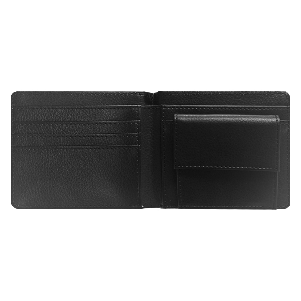 Sublimation Wallet Heat Transfer Wallet Single Side Leather Wallets, Men Wallet with Money Clip And ID, Slim Wallets Bifold Side Flip for Men