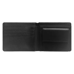Sublimation Wallet Heat Transfer Wallet Single Side Leather Wallets, Men Wallet with Money Clip And ID, Slim Wallets Bifold Side Flip for Men