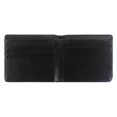 Sublimation Wallet Heat Transfer Wallet Single Side Leather Wallets, Men Wallet with Money Clip And ID, Slim Wallets Bifold Side Flip for Men