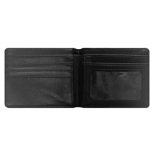 Sublimation Wallet Heat Transfer Wallet Single Side Leather Wallets, Men Wallet with Money Clip And ID, Slim Wallets Bifold Side Flip for Men