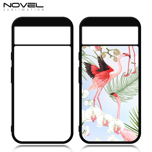 For Google Pixel 8A,,Pixel 8,Pixel 7A Sublimation Blank 2D TPU+PC Case Cover With Aluminum Sheet