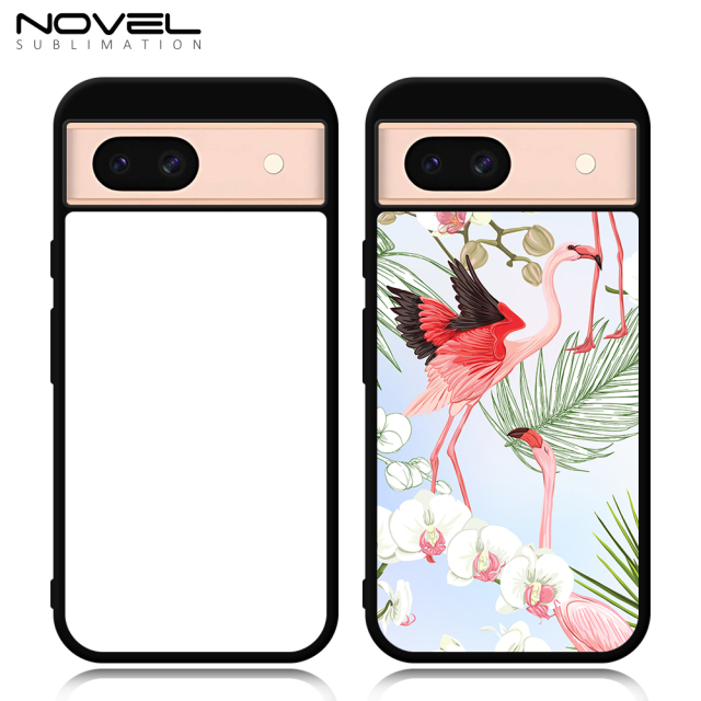 For Google Pixel 8A,,Pixel 8,Pixel 7A Sublimation Blank 2D TPU+PC Case Cover With Aluminum Sheet