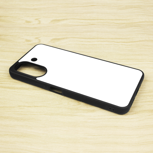 For Redmi 13C DIY Logo Sublimation Blank 2D TPU Phone Case With Aluminum Insert