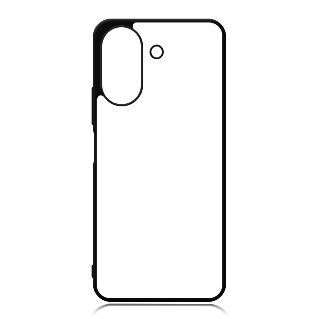 For Redmi 13C DIY Logo Sublimation Blank 2D TPU Phone Case With Aluminum Insert