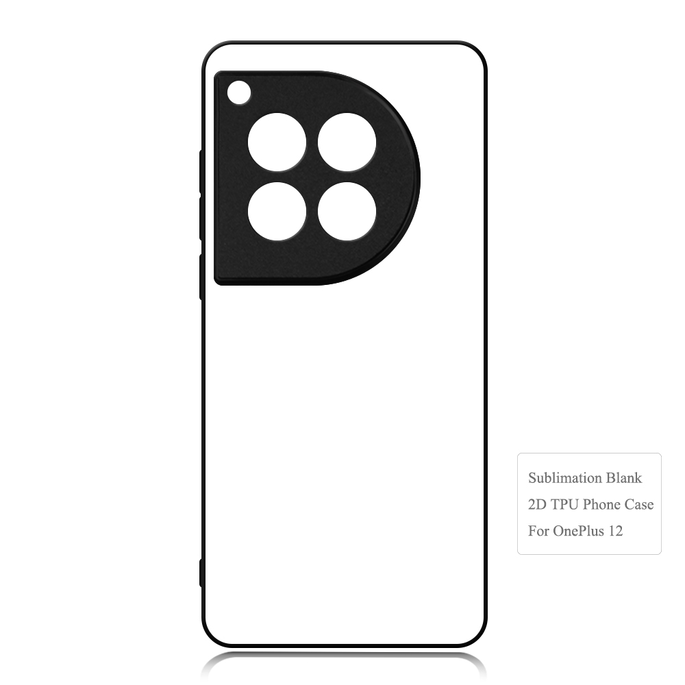 New Arrival For One Plus 13,11R 5G,One Plus12 Sublimation 2D TPU Phone Case With Aluminum Insert