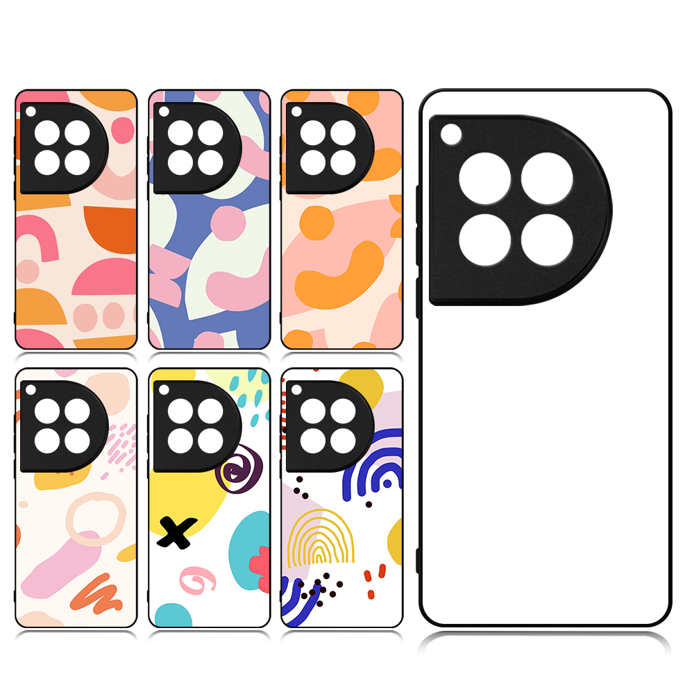 New Arrival For One Plus 13,11R 5G,One Plus12 Sublimation 2D TPU Phone Case With Aluminum Insert