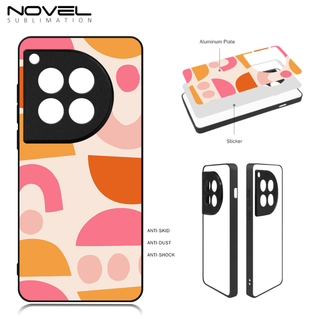 New Arrival For One Plus 12 Sublimation 2D TPU Phone Case With Aluminum Insert