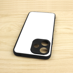 Smooth Sides!!! Sublimation Blank 2D TPU Phone Case Cover With Metal Insert for Redmi Note 8 Pro,Note 11 Pro,Note 12 R/Redmi 12 5G,Note 12S 4G