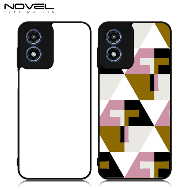 For Motorola Moto G Series G Play 2023 G Power Cutom Sublimation Phone Case 2D TPU Cover With Metal Insert