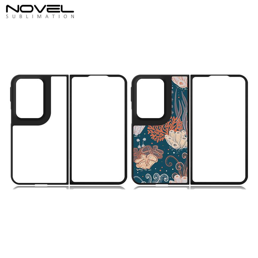 New Arrival Sublimation Blank 2D TPU Phone Case for Oppo Find N2 DIY Shell With Aluminum Insert