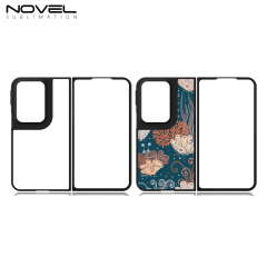 New Arrival Sublimation Blank 2D TPU Phone Case for Oppo Find N2 Fold 5G DIY Shell With Aluminum Insert