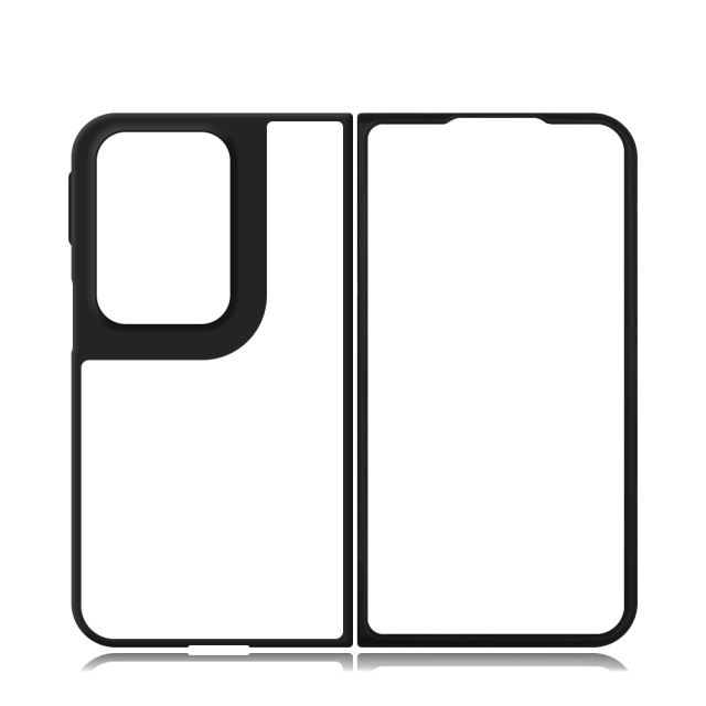 New Arrival Sublimation Blank 2D TPU Phone Case for Oppo Find N2 Fold 5G DIY Shell With Aluminum Insert