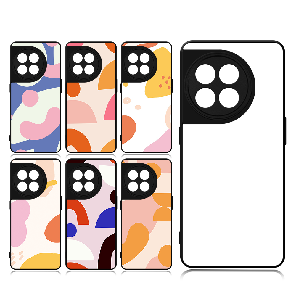 New Arrival For One Plus 13,11R 5G,One Plus12 Sublimation 2D TPU Phone Case With Aluminum Insert
