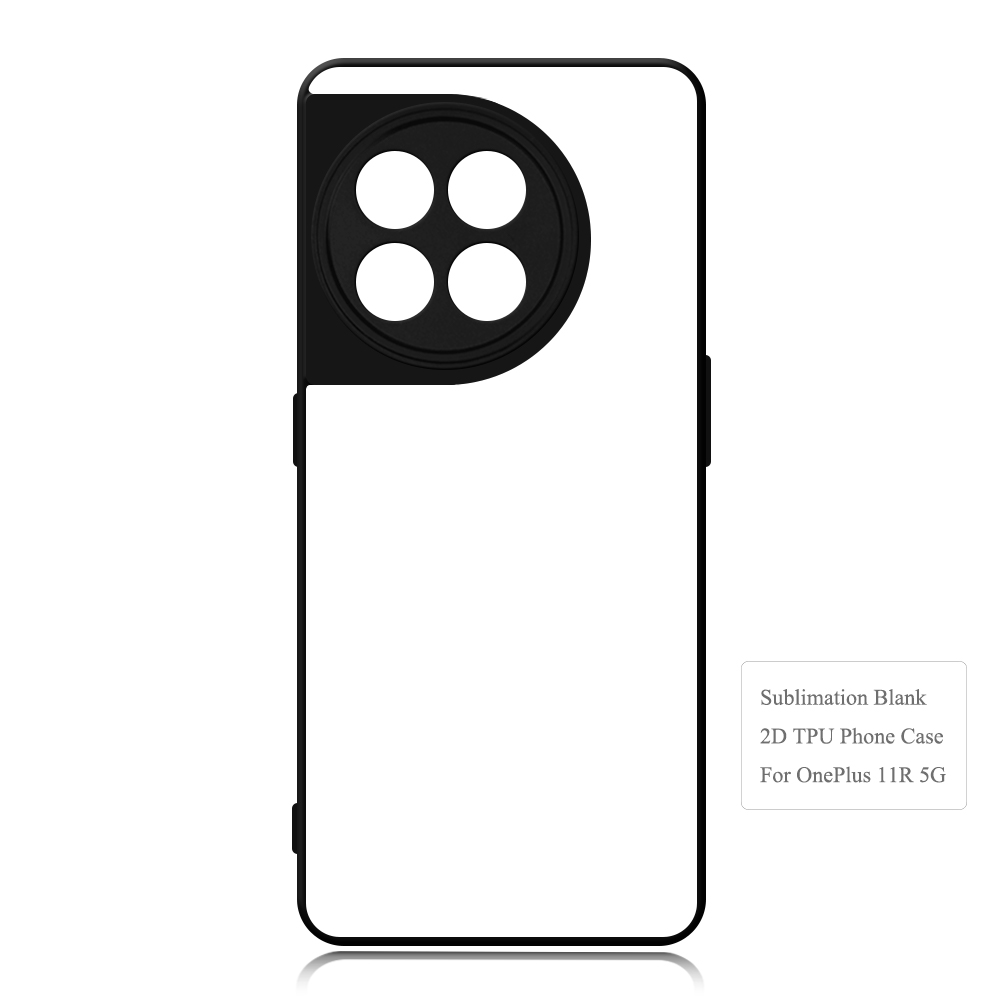 New Arrival For One Plus 13,11R 5G,One Plus12 Sublimation 2D TPU Phone Case With Aluminum Insert