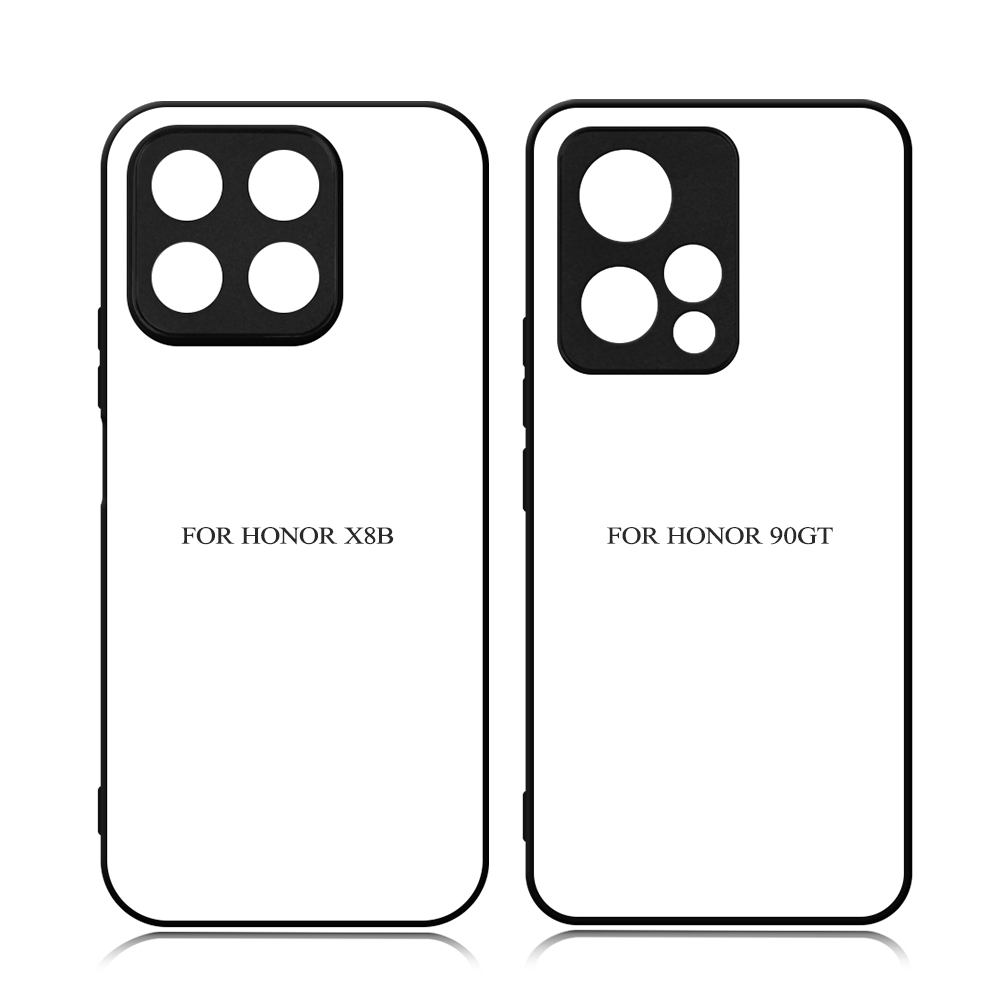 For Honor X8D, X6B 4G,X8B,X8C,Honor 90GT,Honor Series Sublimation Blank Rubber 2D TPU Phone Case Cover