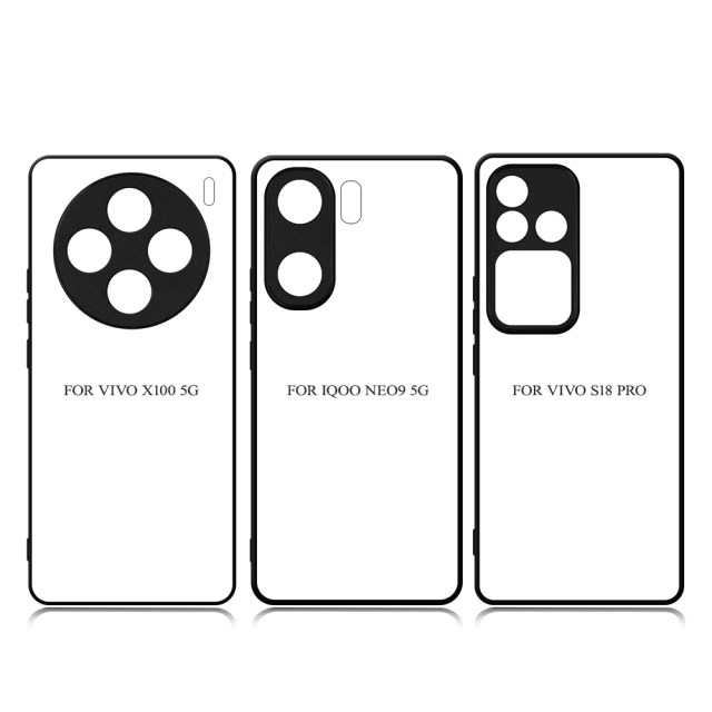 New Arrival!!! For Vivo IQOO NEO9 5G Sublimation Blank Rubber 2D TPU Phone Case Cover