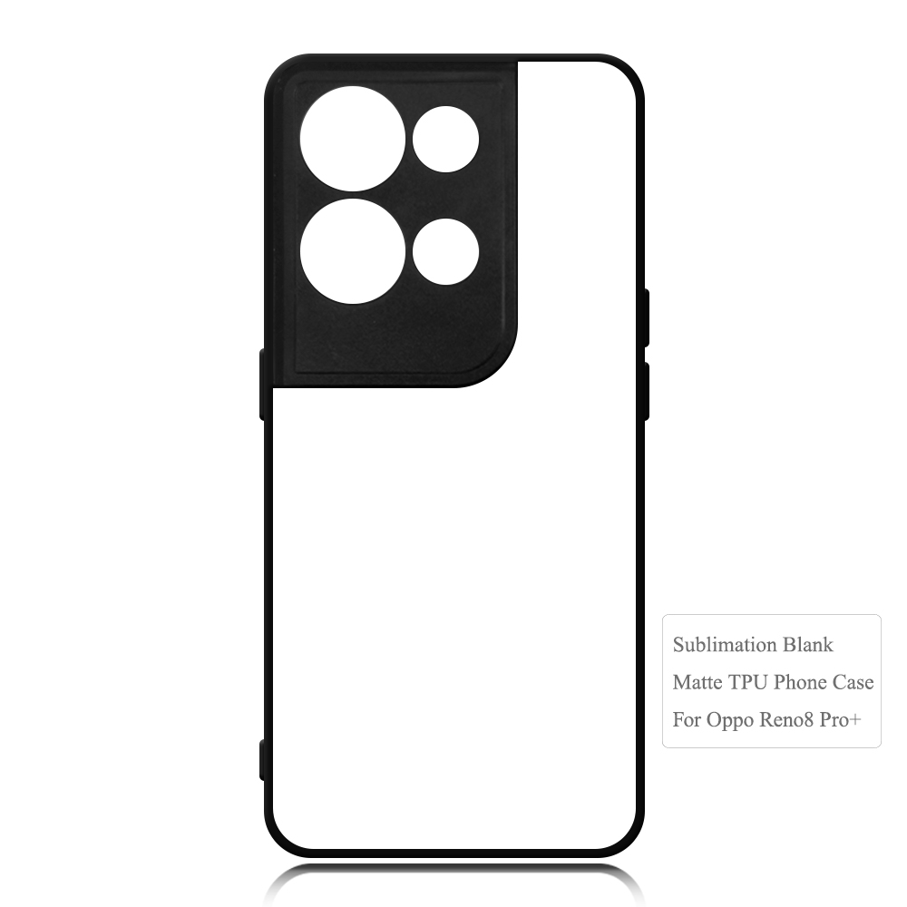 Smooth Sides!!! For OPPO Reno 7 4G,Reno 9 Pro Plus Sublimation Blank DIY Soft TPU + PC Phone Cover With Aluminum Sheet