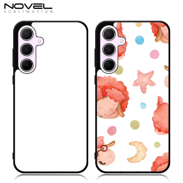 Blank Sublimation 2D TPU Phone Case Soft Rubber Cover for Samsung A05 Series,A54 5G With Aluminum Sheet