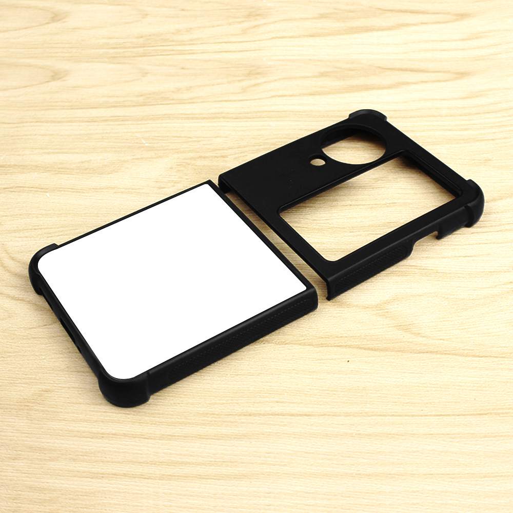 New Arrival Sublimation Blank 2D TPU Phone Case for Oppo Find N2,N3 Flip DIY Shell With Aluminum Insert