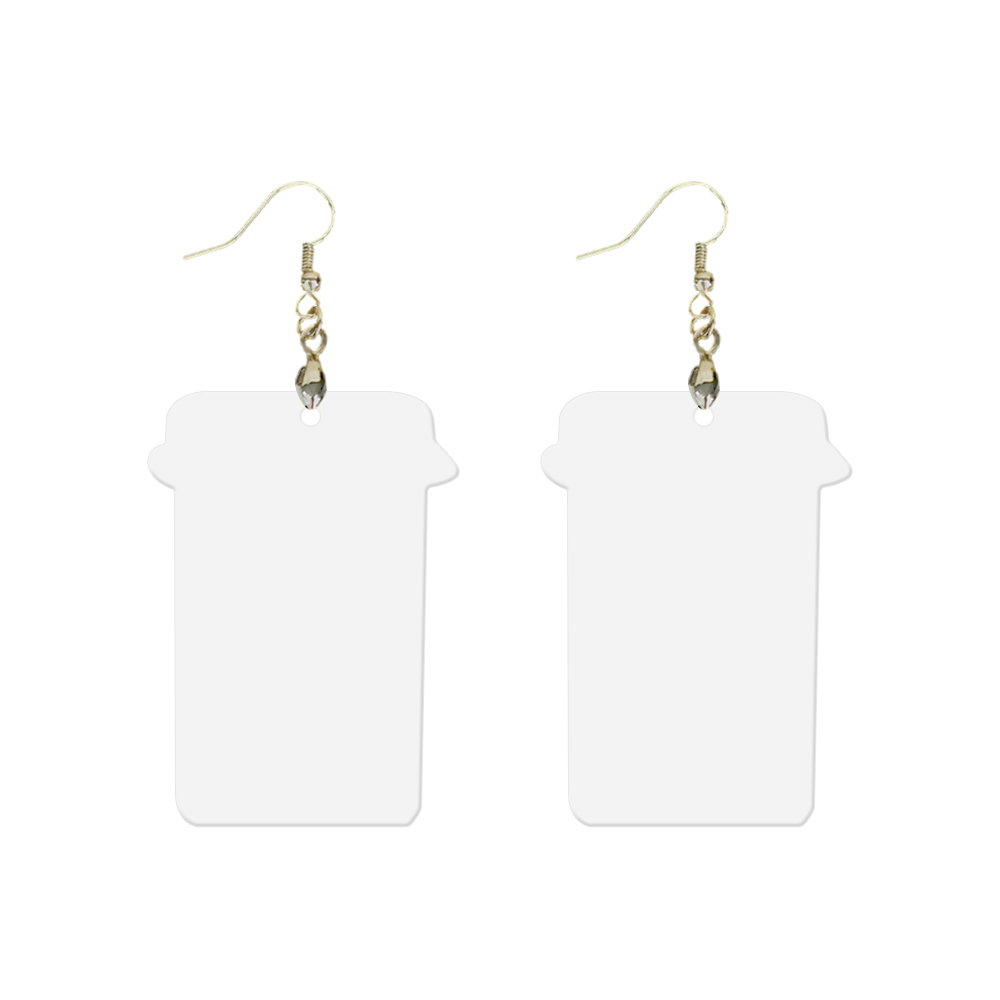 Sublimation Earrings Blank MDF Halloween Ghost Ear Rings Customized Earrings for Making DIY Craft