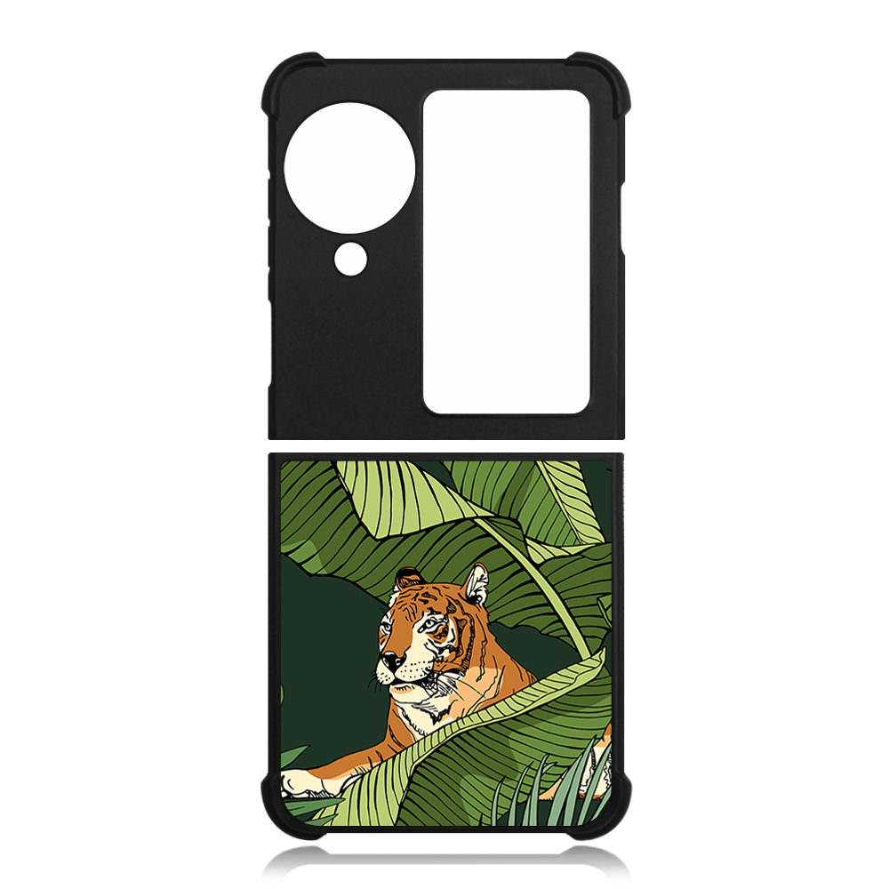 New Arrival Sublimation Blank 2D TPU Phone Case for Oppo Find N2,N3 Flip DIY Shell With Aluminum Insert