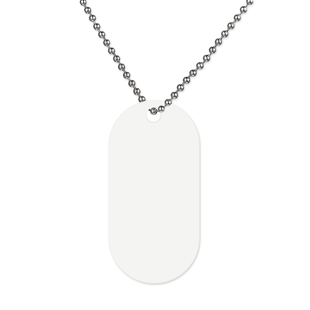 New Arrival Sublimation Aluminum Double Sided Print Dog Tags