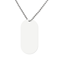 New Arrival Sublimation Aluminum Double Sided Print Dog Tags