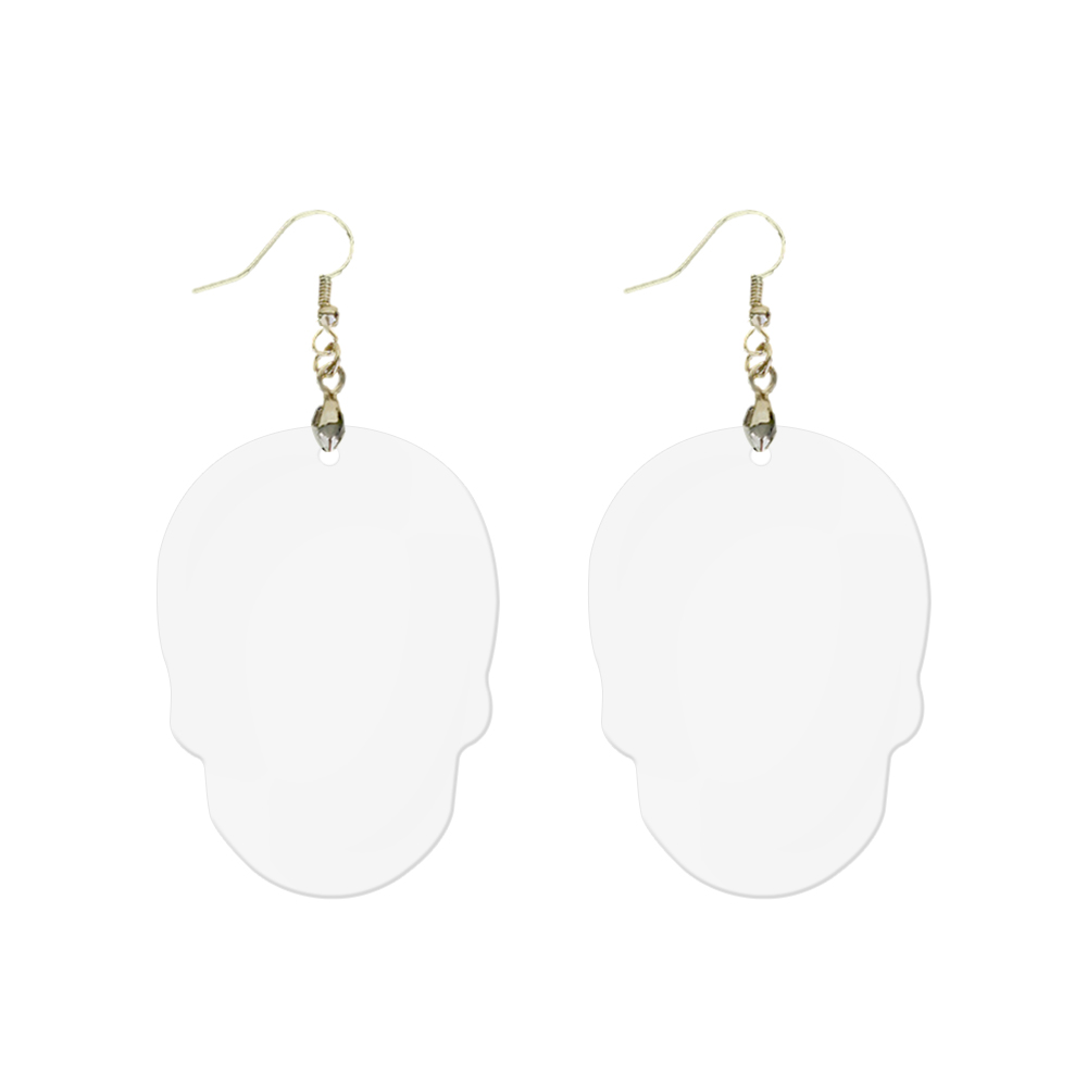 Sublimation Earrings Blank MDF Halloween Ghost Ear Rings Customized Earrings for Making DIY Craft