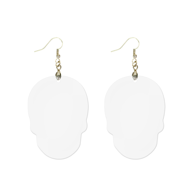 Sublimation Earrings Blank MDF Halloween Ghost Ear Rings Customized Earrings for Making DIY Craft