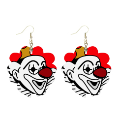 Sublimation Earrings Blank MDF Halloween Ghost Ear Rings Customized Earrings for Making DIY Craft