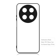 Smooth Sides!!! For Huawei Enjoy 70 Pro Enjoy 60X,Nova Y61 / Enjoy 50Z Sublimation Blank Rubber 2D TPU PC Phone Case Cover