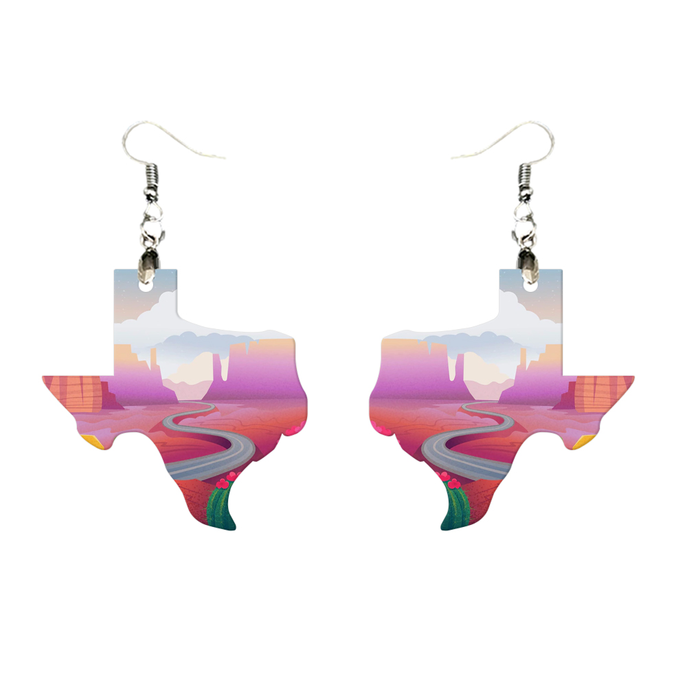 Sublimation Earrings Blank MDF Ear Rings Customized Earrings for Making DIY Craft