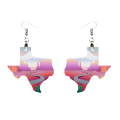 Sublimation Earrings Blank MDF Ear Rings Customized Earrings for Making DIY Craft