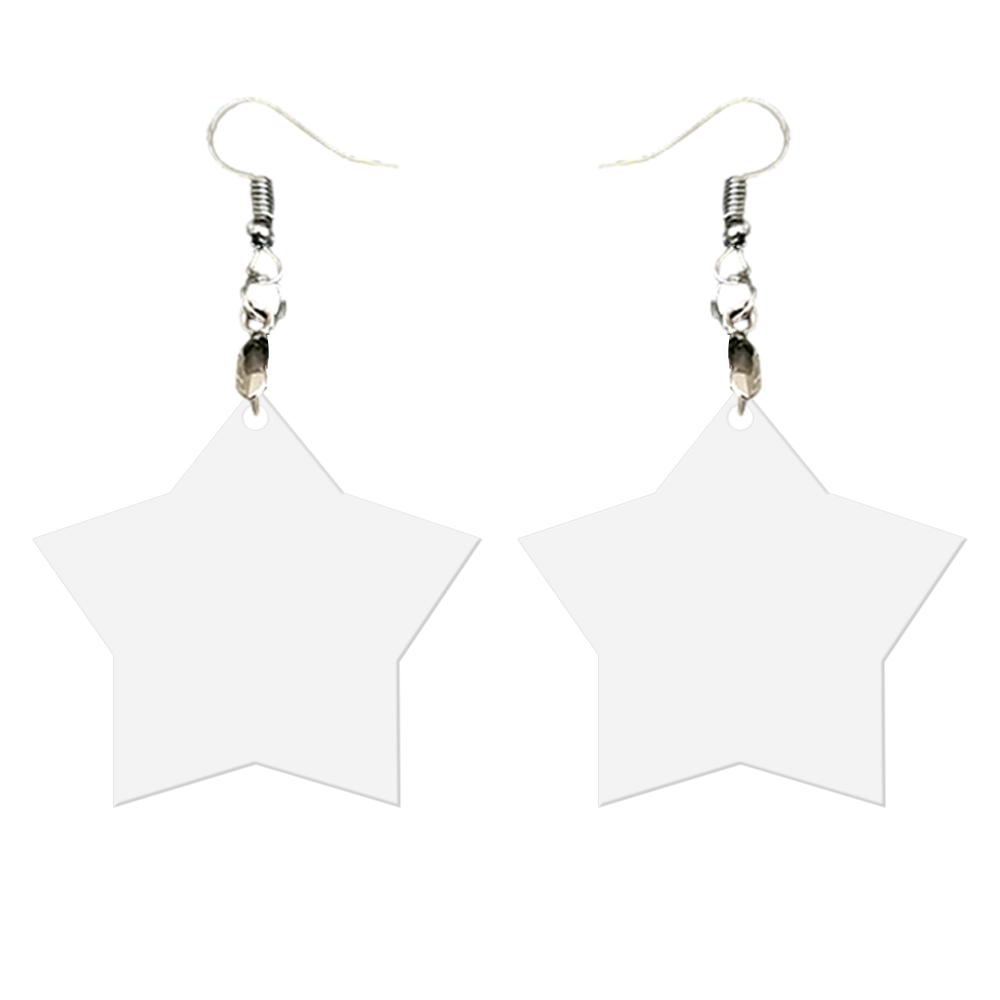 Sublimation Earrings Blank MDF Ear Rings Customized Earrings for Making DIY Craft