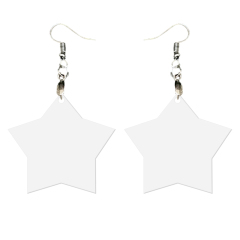 Sublimation Earrings Blank MDF Ear Rings Customized Earrings for Making DIY Craft