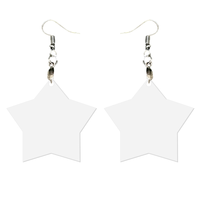 Sublimation Earrings Blank MDF Ear Rings Customized Earrings for Making DIY Craft
