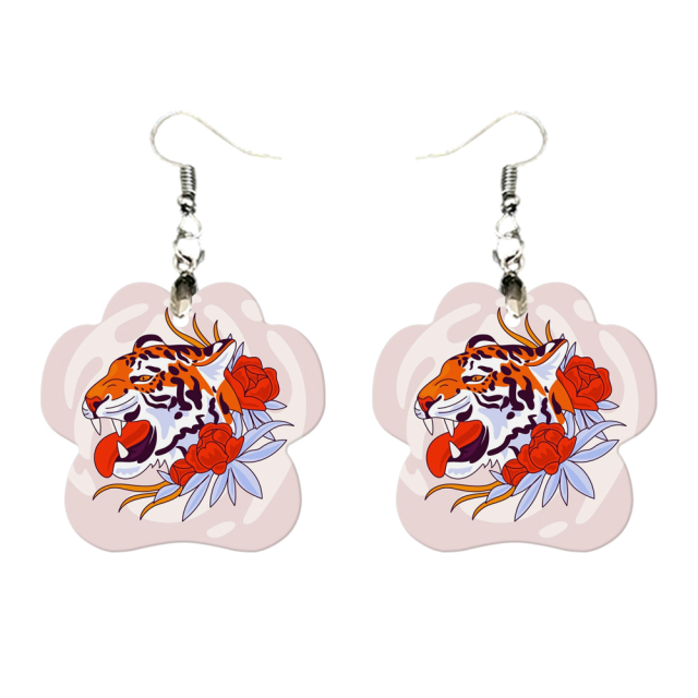 Sublimation Earrings Blank MDF Ear Rings Customized Earrings for Making DIY Craft