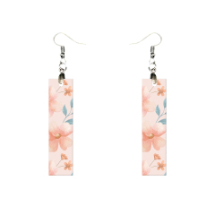 Sublimation Earrings Blank MDF Ear Rings Customized Earrings for Making DIY Craft