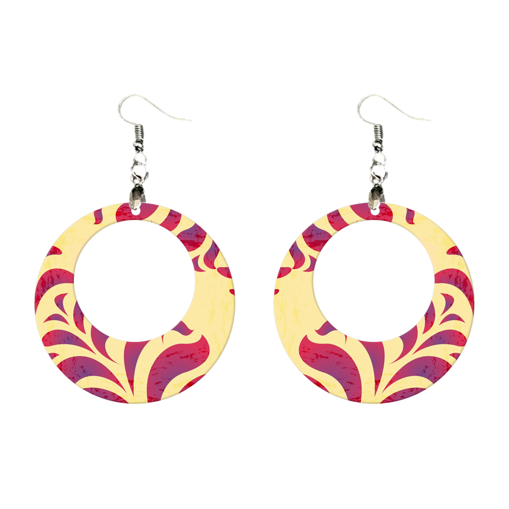 Sublimation Earrings Blank MDF Ear Rings Customized Earrings for Making DIY Craft