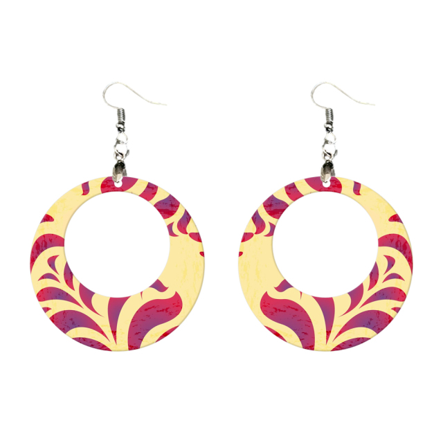 Sublimation Earrings Blank MDF Ear Rings Customized Earrings for Making DIY Craft