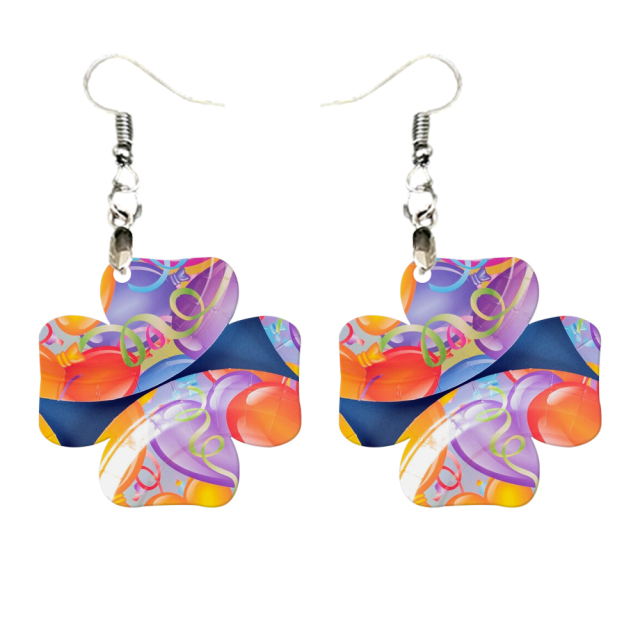 Sublimation Earrings Blank MDF Ear Rings Customized Earrings for Making DIY Craft