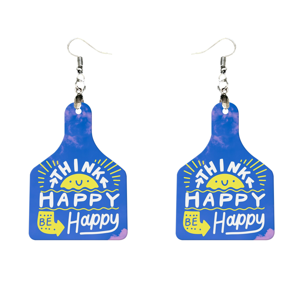 Sublimation Earrings Blank MDF Ear Rings Customized Earrings for Making DIY Craft