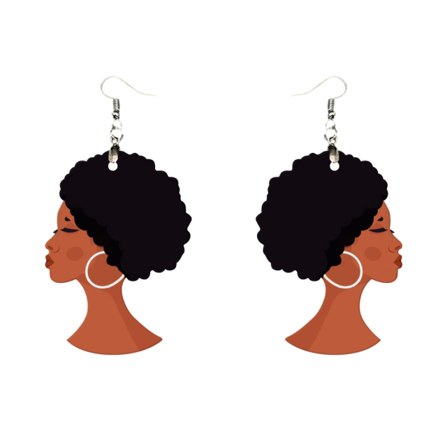 Sublimation Earrings Blank MDF Ear Rings Customized Earrings for Making DIY Craft