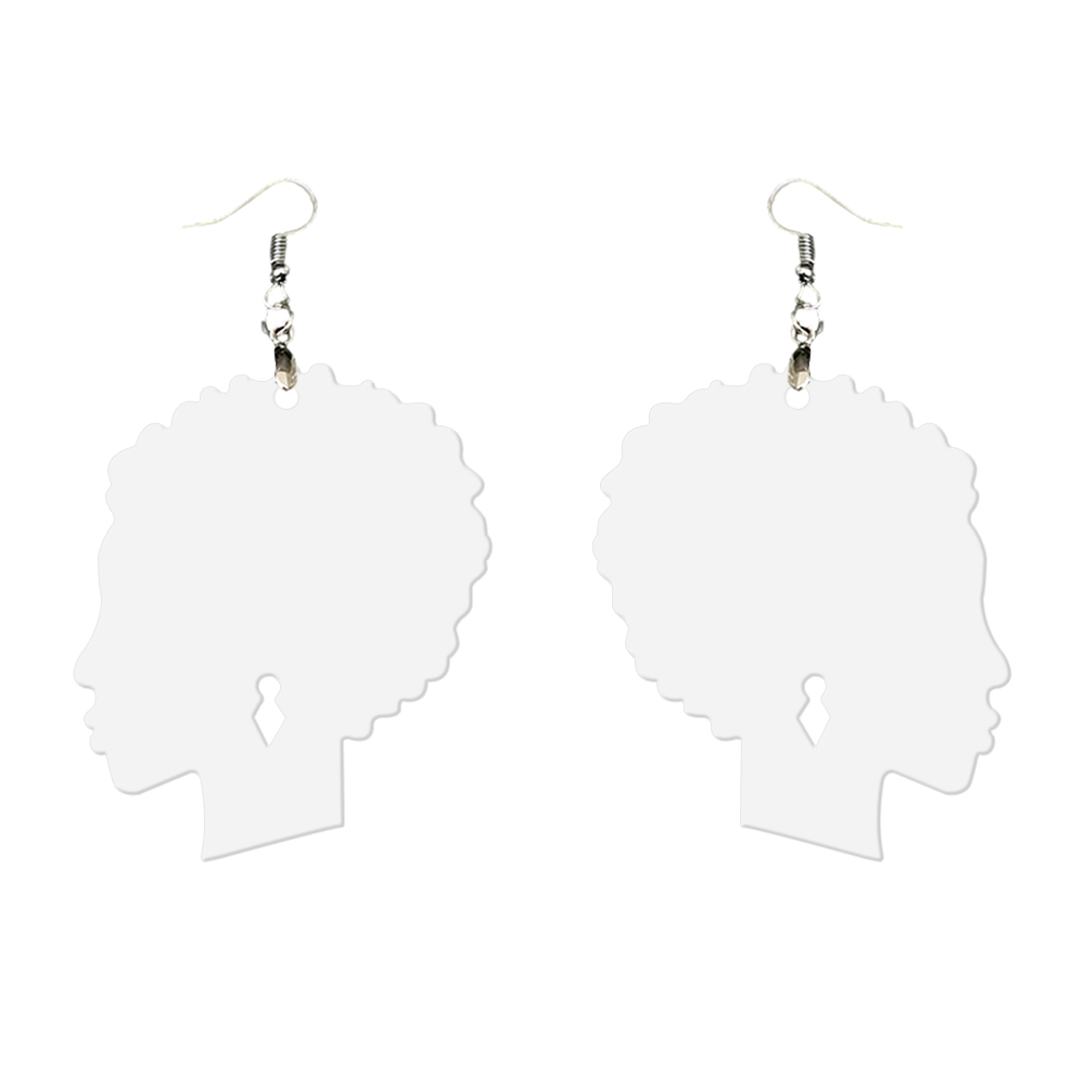 Sublimation Earrings Blank MDF Ear Rings Customized Earrings for Making DIY Craft